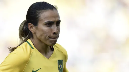 Marta foi expulsa na derrota do Brasil para a Espanha
