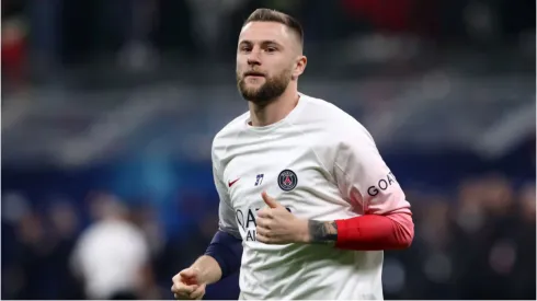 Foto: Marco Luzzani/Getty Images – Skriniar em jogo do PSG
