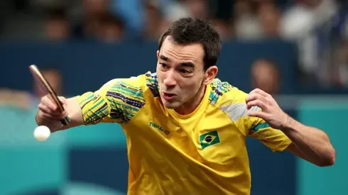 Hugo Calderano chegou à semifinal do tênis de mesa nas Olimpíadas 2024
