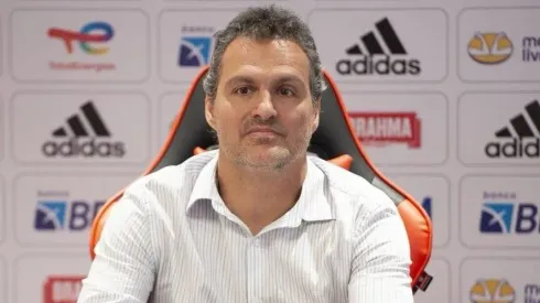 Dirigente do Flamengo reprovou a decisão – Foto: Alexandre Vidal/CRF.
