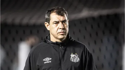 Foto: Raul Baretta/ Santos FC – Fábio Carille, técnico do Santos
