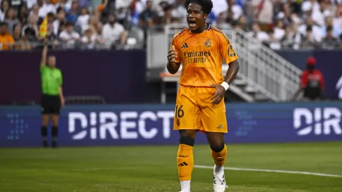 EndrIck estreando pelo Real Madrid. (Foto de Quinn Harris/Getty Images)
