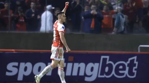 SP - BARUERI - 28/05/2024 - COPA SUL-AMERICANA 2024, INTERNACIONAL X BELGRANO - Borre jogador do Internacional comemora seu gol durante partida contra o Belgrano no estadio Arena Barueri pelo campeonato Copa Sul-Americana 2024. Foto: Marcello Zambrana/AGIF