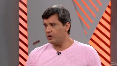 Cabral Neto comentarista de Santos x Sport – Foto: TV Globo
