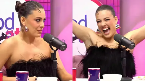 Beatriz, do BBB 24, durante entrevista em podcast – Foto: Reprodução/Youtube (canal do PodCats)
