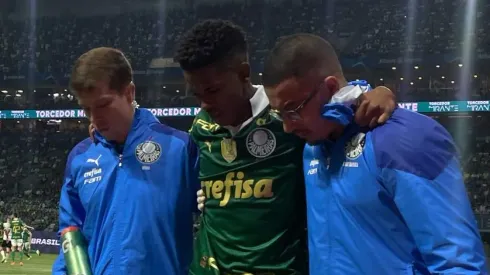 SP – SAO PAULO – 27/07/2024 – BRASILEIRO A 2024, PALMEIRAS X VITORIA – Estevao jogador do Palmeiras durante partida contra o Vitoria no estadio Arena Allianz Parque pelo campeonato Brasileiro A 2024. Foto: Ettore Chiereguini/AGIF
