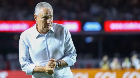 SP – SAO PAULO – 03/08/2024 – BRASILEIRO A 2024, SAO PAULO X FLAMENGO – Tite tecnico do Flamengo durante partida contra o Sao Paulo no estadio Morumbi pelo campeonato Brasileiro A 2024. Foto: Marco Miatelo/AGIF
