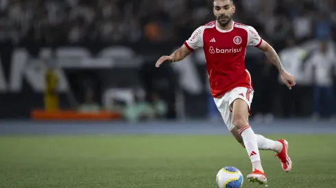 Bruno Henrique jogador do Internacional durante partida contra o Botafogo no Engenhao pelo  Brasileirão A 2024
