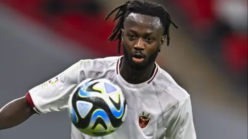 Yusupha Njie durante partida entre Al Rayyan SC and Al Markhiya, no Ahmad Bin Ali Stadium, em Doha, Qatar, no dia 20/12/2023. Foto: Noushad Thekkayil/IMAGO/NurPhoto
