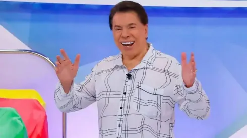 Silvio Santos apresentando seu programa no SBT – Foto: SBT
