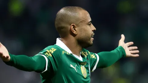 SP – SAO PAULO – 11/07/2024 – BRASILEIRO A 2024, PALMEIRAS X ATLETICO-GO – Mayke jogador do Palmeiras durante partida contra o Atletico-GO no estadio Arena Allianz Parque pelo campeonato Brasileiro A 2024. Foto: Marcello Zambrana/AGIF
