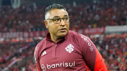 Roger Machado, técnico do Internacional na partida contra o Rosario Central pela Copa Sul-Americana – 
