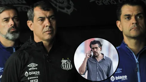 Fábio Carille aprovou meia argentino, mas Bracks vetou por orçamento do Peixe – Fotos: IMAGO e Raul Baretta/SFC
