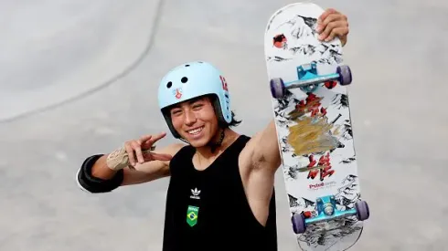 Augusto Akio é candidato a medalha para o Brasil no skate park
