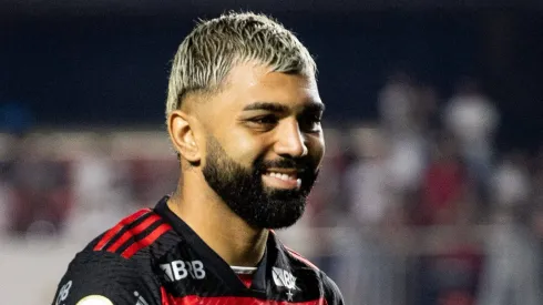 – Gabigol no Morumbi, onde foi titular na derrota do Flamengo para o São Paulo 
