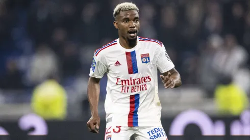 Lyon, France – April 23: Thiago Mendes of Lyon in action during the Ligue 1 match between Olympique Lyonnais and Olympique de Marseille at Groupama Stadium on April 23, 2023 in Lyon, France. Photo by Eurasia Images Lyon Groupama Stadium France *** Lyon, France April 23 Thiago Mendes of Lyon in action during the Ligue 1 match between Olympique Lyonnais and Olympique de Marseille at Groupama Stadium on April 23, 2023 in Lyon, France Photo by Eurasia Sport Images Lyon Groupama Stadium France PUBLICATIONxNOTxINxSUI Copyright: x x2023xEurasiaxSportxImagesx
