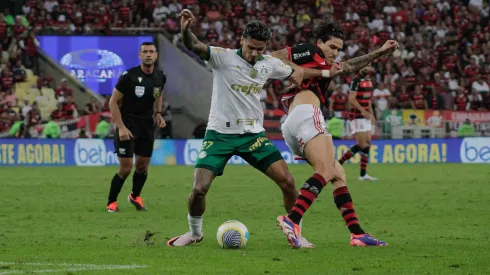 Flamengo x Palmeiras, em jogo de ida da Copa do Brasil no Maracanã.
