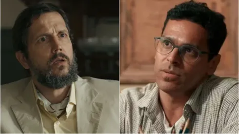 Egídio e Augusto em Renascer – Foto: Reprodução/TV Globo
