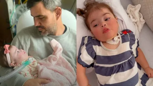 Juliano Cazarré com a filha, Maria Guilhermina – Foto: Instagram @julianocazarre
