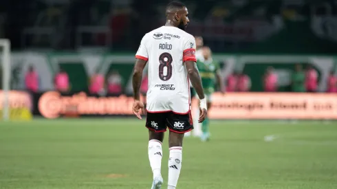 Gerson no Flamengo com camisa de Adílio 
