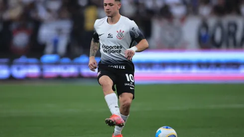 Garro jogador do Corinthians durante partida contra o Juventude na Arena Corinthians pelo campeonato Brasileiro A 2024. 
