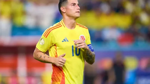 RECORD DATE NOT STATED Copa America USA 2024 Argentina vs Colombia – Final James Rodriguez of Colombia during Final match between Argentina and Colombia as part of CONMEBOL Copa America USA 2024 at Hard Rock Stadium on July 14, 2024 in Miami Gardens, Florida, United States. MIAMI GARDENS FLORIDA UNITED STATES PUBLICATIONxNOTxINxMEXxCHNxRUS Copyright: xJosexLuisxMelgarejox 20240714221226_CA_2024_F_ARG_COL_RODRIGUEZ344
