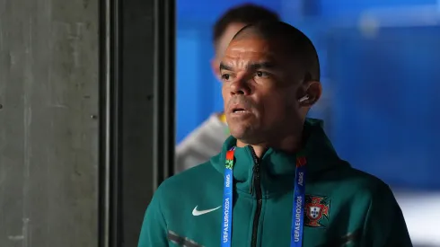 Georgia v Portugal: Group F – UEFA EURO, EM, Europameisterschaft,Fussball 2024 Pepe centre-back of Portugal and FC Porto during the UEFA EURO 2024 group stage match between Georgia and Portugal at Arena AufSchalke on June 26, 2024 in Gelsenkirchen, Germany. Gelsenkirchen Germany PUBLICATIONxNOTxINxFRA Copyright: xJosexBretonx originalFilename:bretonhernandez-georgiav240626_npfvQ.jpg
