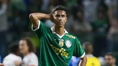 Vitor Reis vira destaque no Palmeiras. Ricardo Moreira/Getty Images. 
