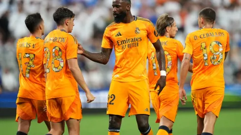 Jogadores do Real Madrid.(Foto de Grant Halverson/Getty Images)
