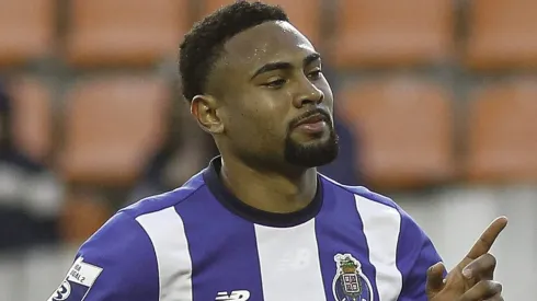 Wendel comemorando gol em partida entre Académico de Viseu e Porto B, pela Liga Portugal, no Estádio Do Fontelo Municipal, no dia 04/08/2024. Foto: Alexandre Gomes/IMAGO/TheNews2