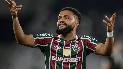 Samuel Xavier jogador do Fluminense durante partida contra o Vasco. Foto: Thiago Ribeiro/AGIF
