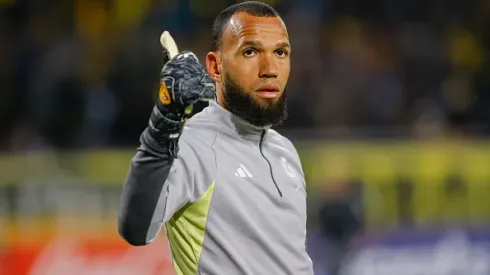 Everson do Atletico Mineiro durante a Copa CONMEBOL Libertadores 2024 Group G contra o Peñarol em Campeón Del Siglo Stadium, em Montevideo, Uruguai.
