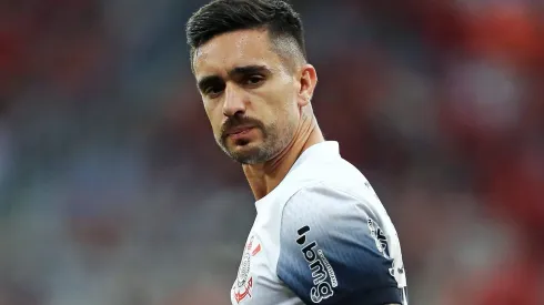 Igor Coronado durante partida entre Corinthians e Athletico/PR, na Ligga Arena, pelo Campeonato Brasileiro, no dia 23/06/2024. Foto: Heuler Andrey/ Sports Press Photo
