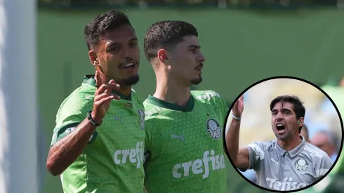 Abel sofreu críticas da torcida do Palmeiras por preferência em Gabriel Menino do que Rômulo – Fotos: Cesar Greco