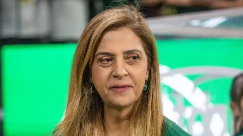 Palmeiras x Flamengo SÃO PAULO, SP – 07.08.2024: PALMEIRAS X FLAMENGO – Leila Pereira, president of Palmeiras, before the match between Palmeiras and Flamengo valid for the Round of 16 of the Copa do Brasil 2024 held at Allianz Parque on the night of this Wednesday 07. Photo: Rodilei Morais/Fotoarena x2589345x PUBLICATIONxNOTxINxBRA RodileixMorais
