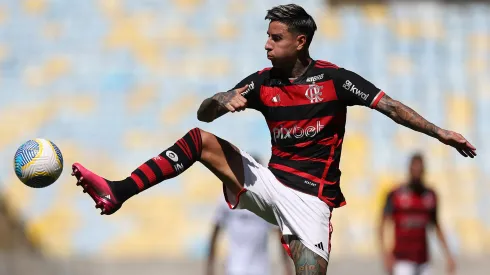 Erick Pulgar do Flamengo. (Foto de Buda Mendes/Getty Images)
