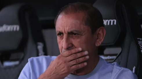 Ramón Díaz tecnico do Corinthians durante partida contra o Juventude no estadio Arena Corinthians pelo campeonato Brasileiro A 2024. 
