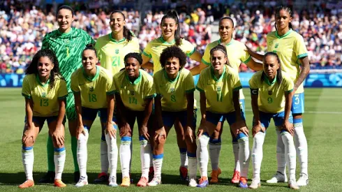 Seleção Brasileira de futebol feminino que entrou em campo contra os EUA
