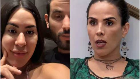 Wanessa e Isabelle eram de grupos diferentes no BBB 24 – Instagram/Isabelle Nogueira (foto 1) – Reprodução/TV Globo (foto 2)
