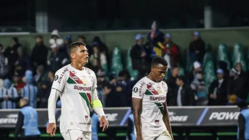 Thiago Silva jogador do Fluminense durante partida contra o Gremio no estadio Couto Pereira pela Copa Libertadores 2024. 
