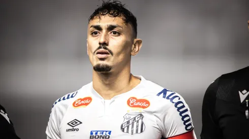 Diego Pituca titular absoulto do Santos. Foto: Abner Dourado/AGIF
