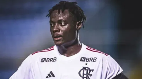 Foto: Rede Social/Shola – Shola, atacante do Flamengo
