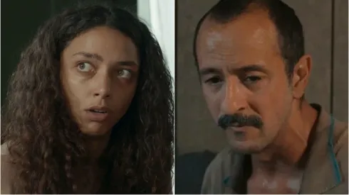 Joana (Alice Carvalho) e Tião Galinha (Irandhir Santos) em Renascer – Fotos: Reprodução/TV Globo 
