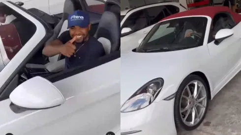 Davi Brito com seu novo carro de luxo – Foto: Instagram @davidaviooficialll
