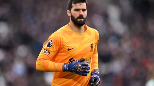 Alisson Becker goleiro do Liverpool. (Foto de Justin Setterfield/Getty Images) (Photo by Justin Setterfield/Getty Images)
