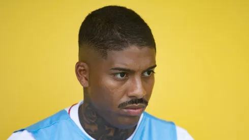 SP - SAO BERNARDO DO CAMPO - 21/01/2024 - PAULISTA 2024, SAO BERNARDO X ITUANO - JEAN PYERRE jogador do Ituano durante partida contra o Sao Bernardo no estadio Primeiro de Maio pelo campeonato Paulista 2024.