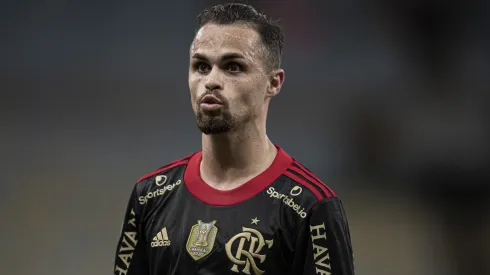 RJ - Rio de Janeiro - 05/11/2021 - BRASILEIRO A 2021, FLAMENGO X ATLETICO-GO - Michael jogador do Flamengo durante partida contra o Atletico-GO no estadio Maracana pelo campeonato Brasileiro A 2021. Foto: Jorge Rodrigues/AGIF