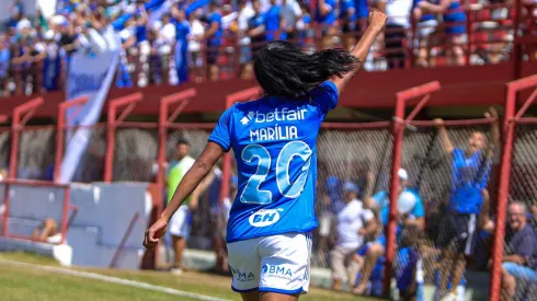 Marília anotou um hat-trick no confronto. Divulgação/Daniel Oliveira Costa/BH Foto/Cruzeiro.