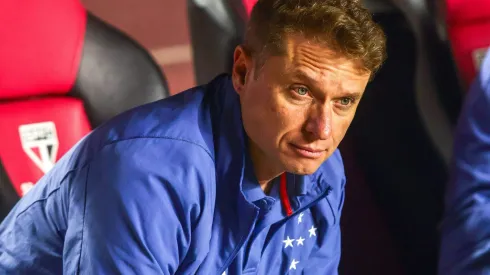 São Paulo FC x Cruzeiro SÃO PAULO, SP – 02.06.2024: SÃO PAULO FC X CRUZEIRO – Coach Fernando Seabra during the match between São Paulo and Cruzeiro valid for the 7th round of the 2024 Brazilian Championship held at MorumBIS on Sunday night 02 in São Paulo. Photo: Yuri Murakami/Fotoarena x2548895x PUBLICATIONxNOTxINxBRA YurixMurakami