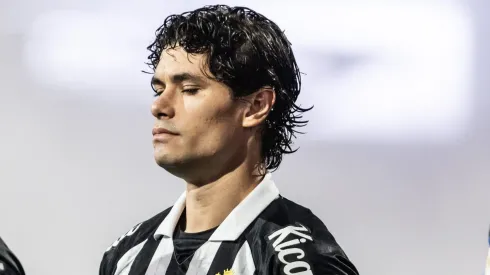 Dodô antes de partida entre Corinthians e Santos, na Neo Química Arena, pelo Campeonato Brasileiro, no dia 29/10/2023.